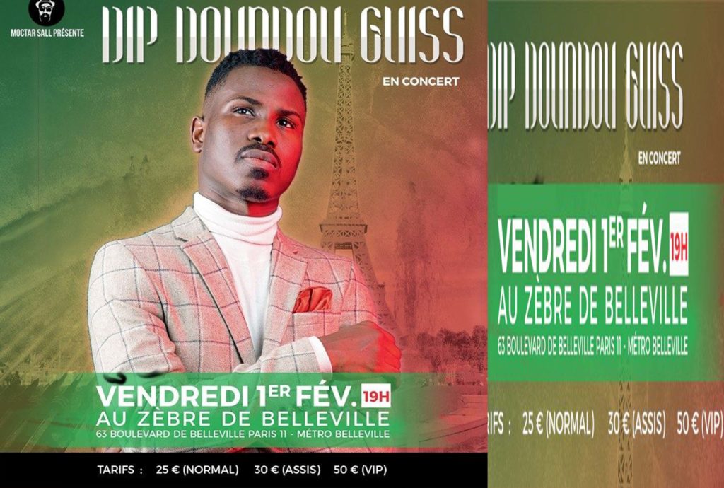 Photo de DIP DOUNDOU GUISS DÉJÀ A PARIS POUR SON CONCERT