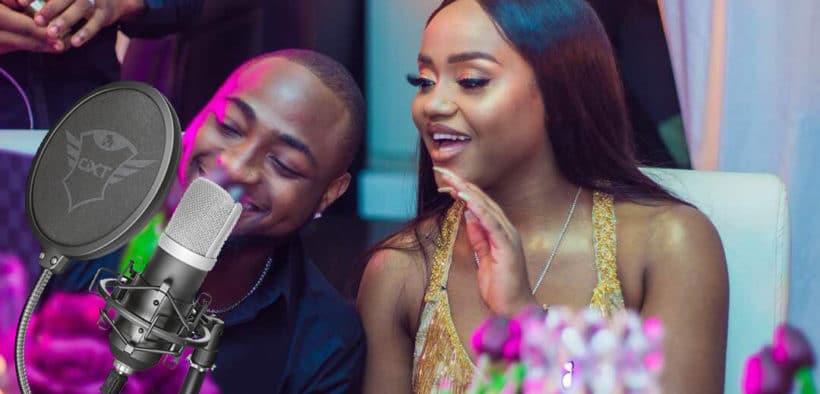 Davido sweet in the middle-chioma