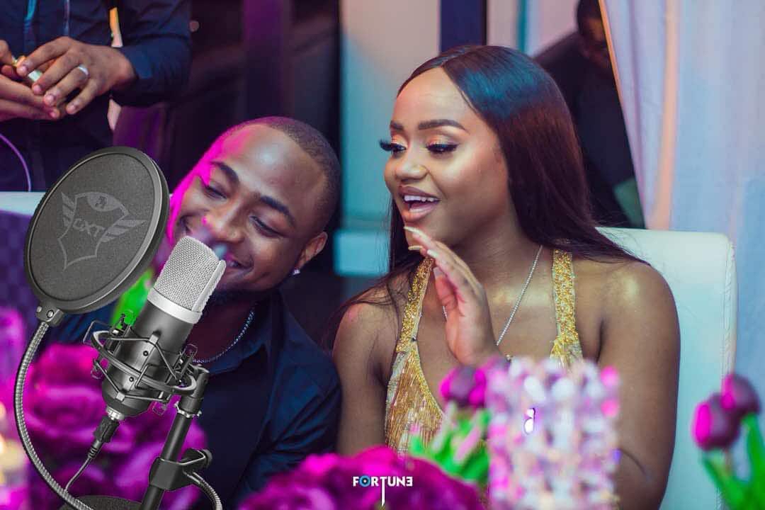 Davido sweet in the middle-chioma